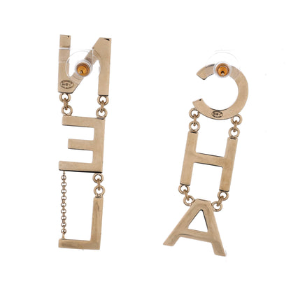 シャネル CHA-NEL ドロップイヤリング メタル