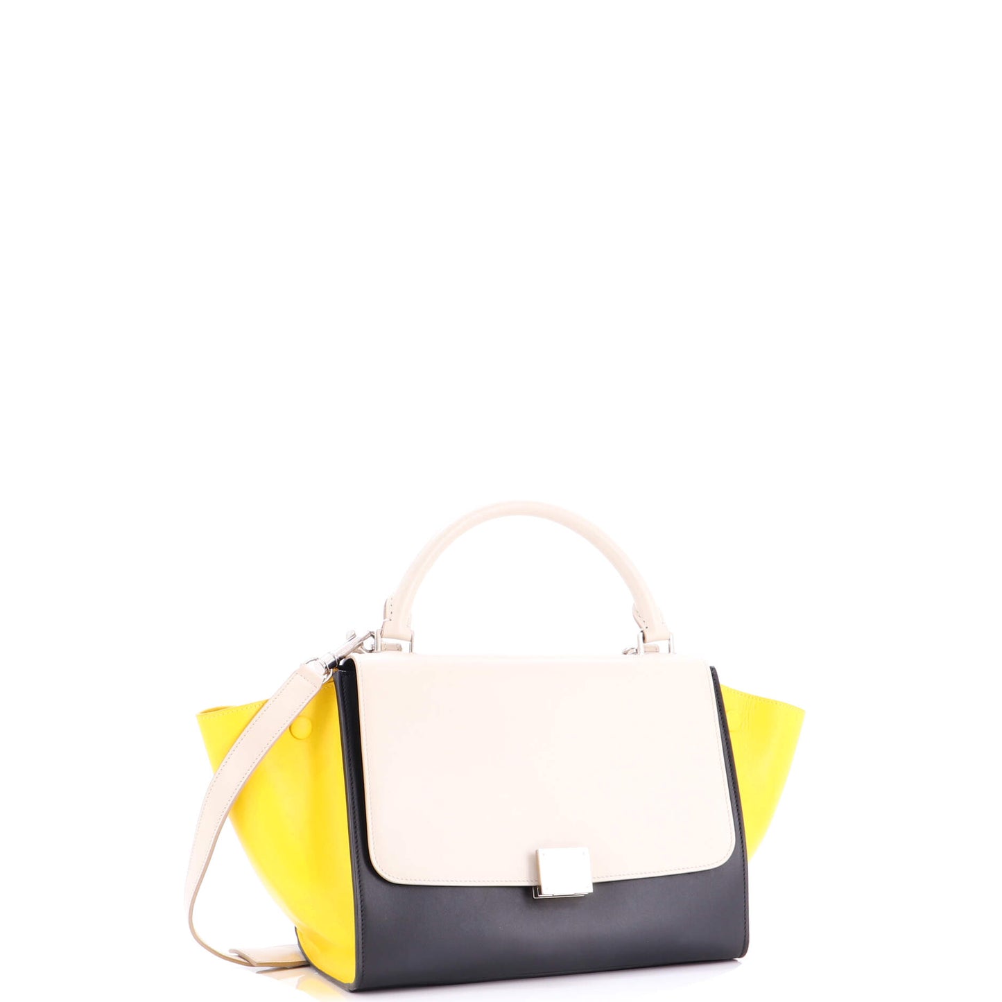 セリーヌ トリコロール トラペーズバッグ レザー スモール