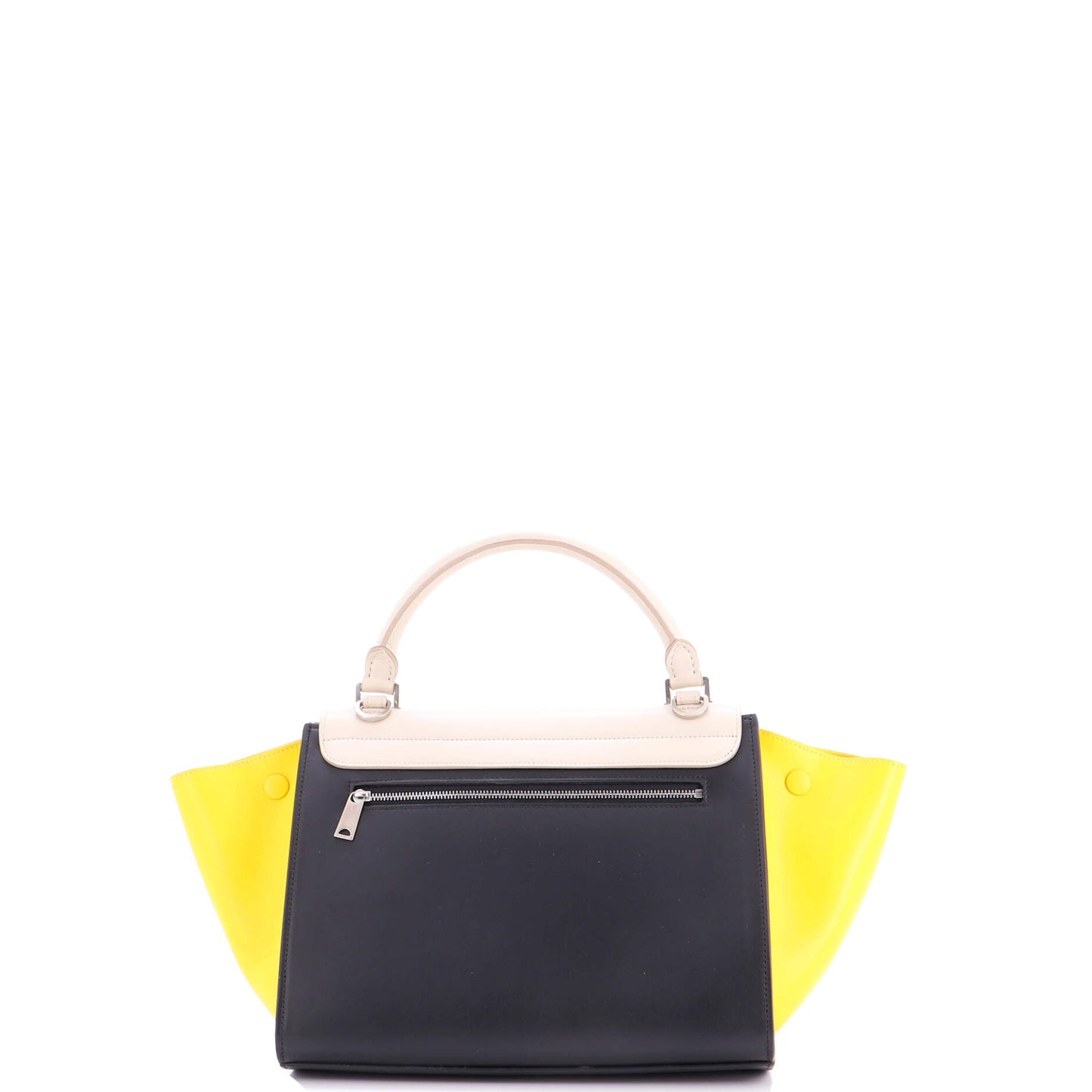 セリーヌ トリコロール トラペーズバッグ レザー スモール