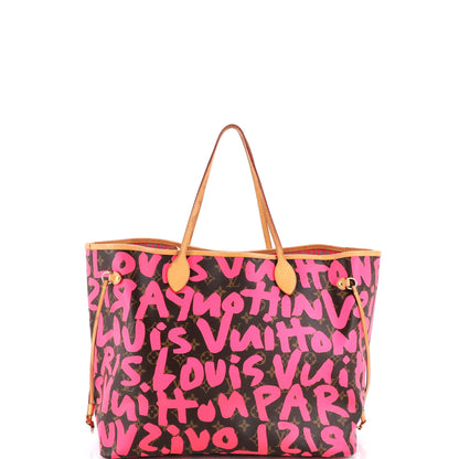 ルイ・モノグラム ネヴァーフル トートバッグ 限定版 モノグラム グラフィティ GM