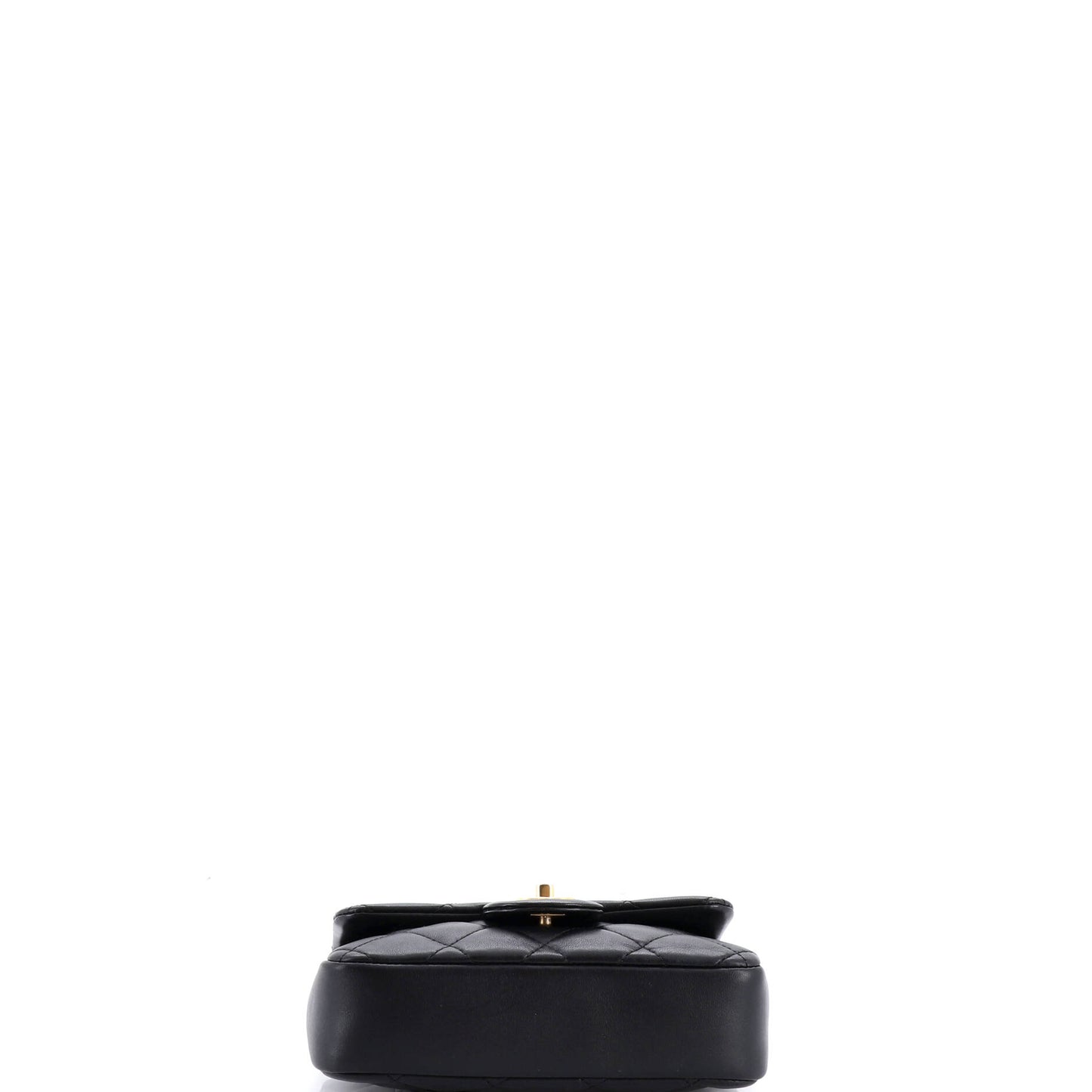 シャネル ハートチャーム フラップバッグ キルティング ラムスキン ミニ