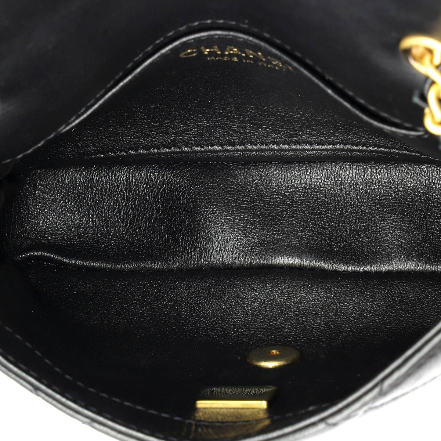 シャネル ハートチャーム フラップバッグ キルティング ラムスキン ミニ