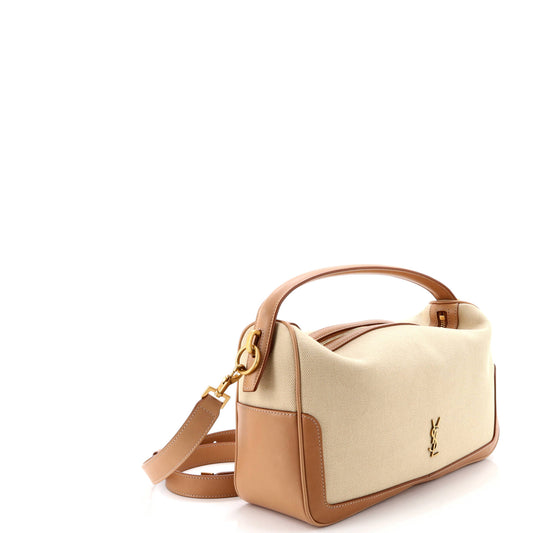 サンローラン カメラサプルバッグ キャンバス＆レザー