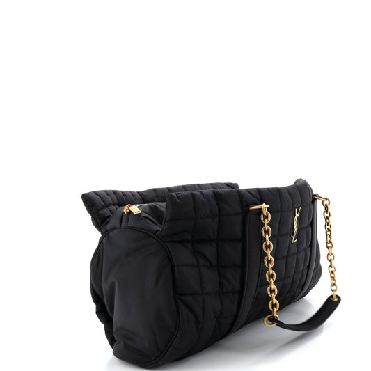 サンローラン グロリア ダッフルバッグ キルティングナイロン