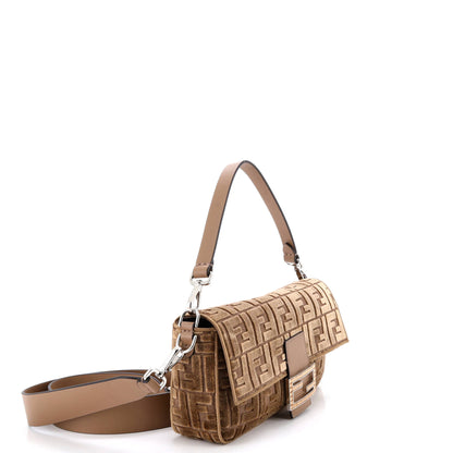 フェンディ バゲット NM バッグ カズ ベルベット ジャカード ミディアム