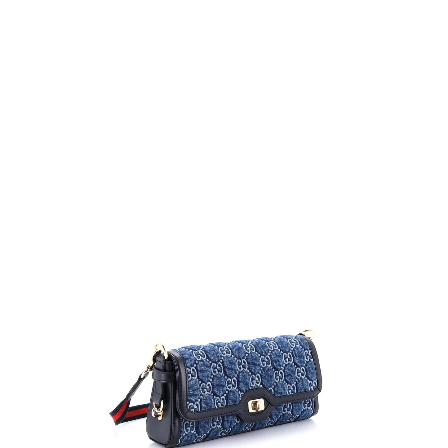 グッチ ルーチェショルダーバッグ GGデニム スモール