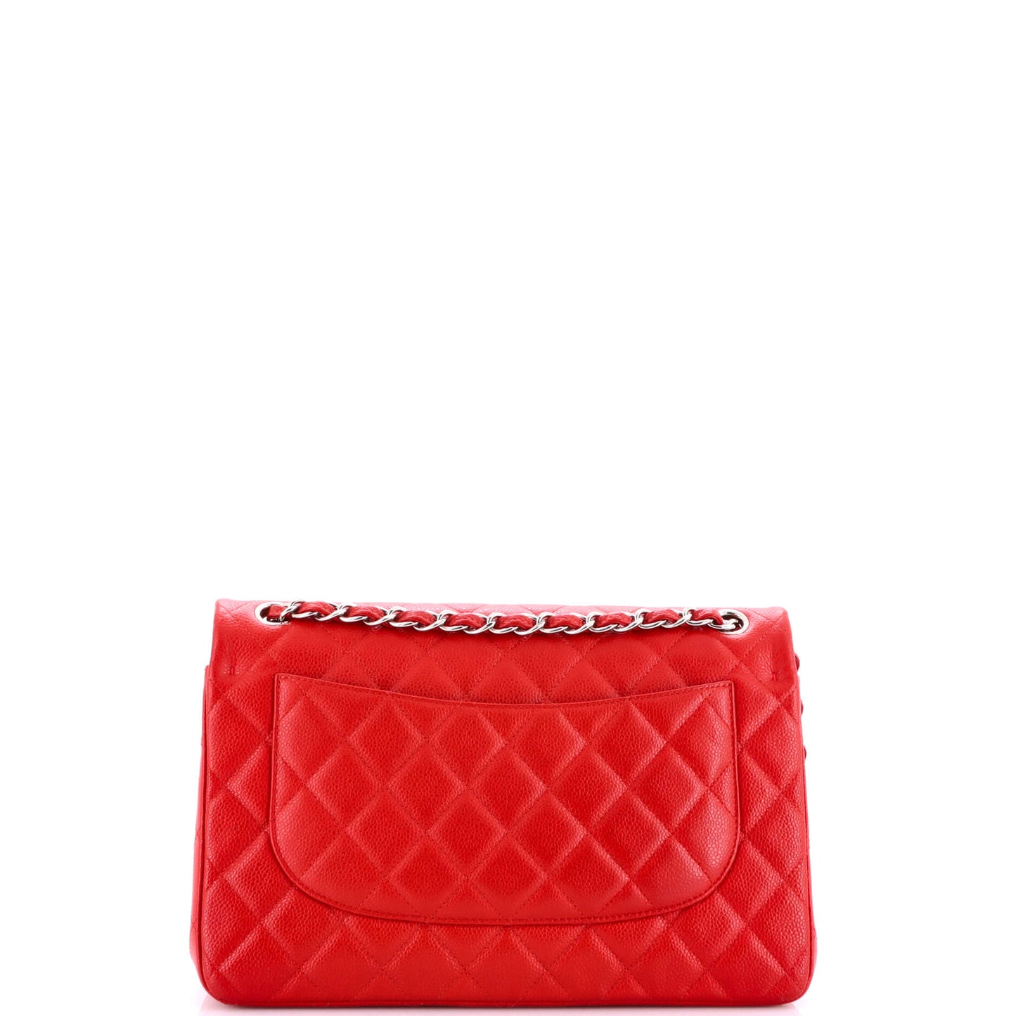 シャネル クラシック ダブルフラップバッグ キルティング キャビア ジャンボ