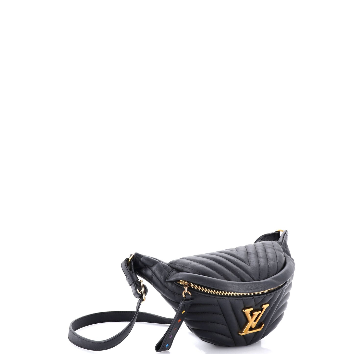 ルイ・ボタン ニューウェーブ バムバッグ キルティングレザー