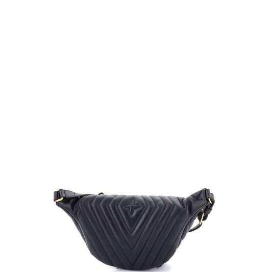 ルイ・ボタン ニューウェーブ バムバッグ キルティングレザー