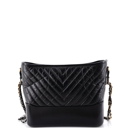 シャネル ガブリエル ホーボー シェブロン エイジドカーフスキン ミディアム