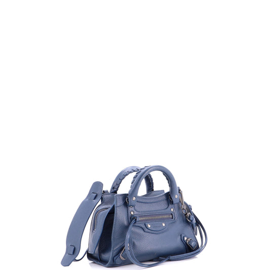 バレンシアガ ネオクラシック シティバッグ クロコダイルエンボスレザー ミニ