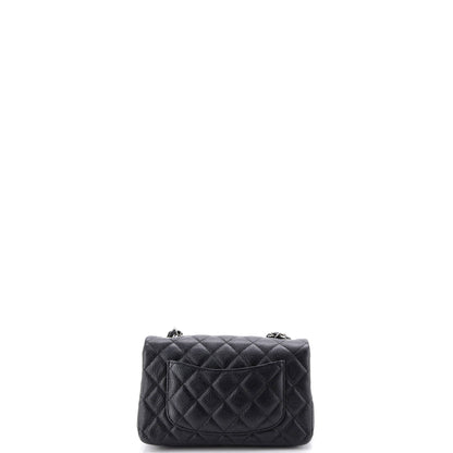 シャネル クラシック シングルフラップバッグ キルティング キャビア ミニ