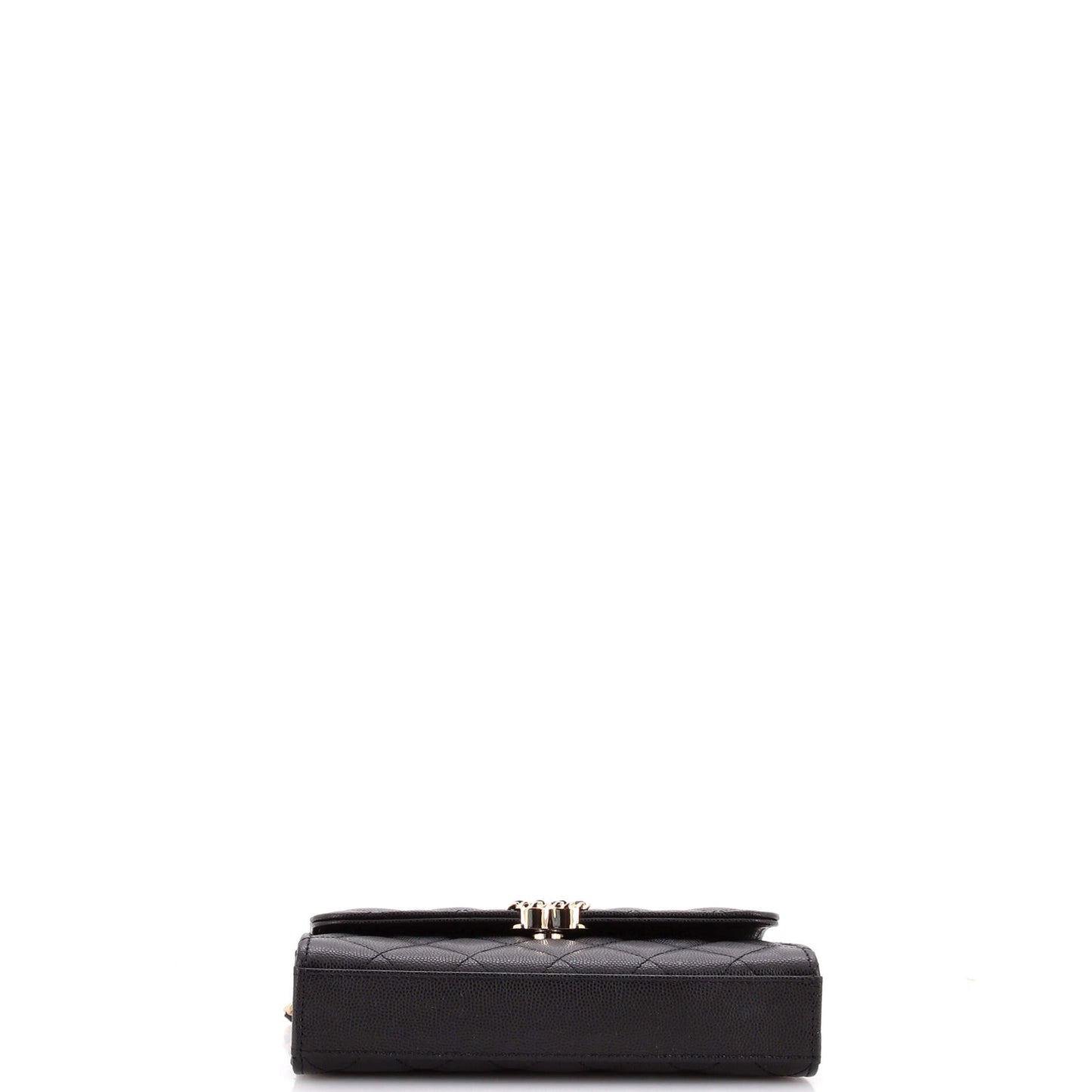 シャネル トップハンドル フォン ホルダー チェーン キルティング キャビア付き