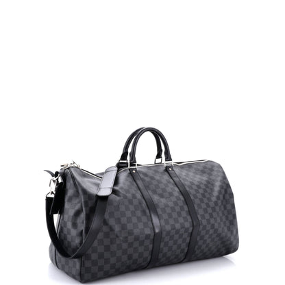 ルイ・フラッグキーポル・バンドリエールバッグ ダミエ・グラフィット 55