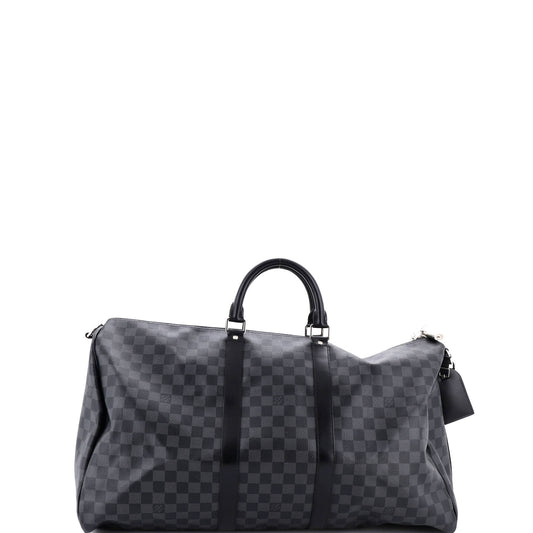 ルイ・フラッグキーポル・バンドリエールバッグ ダミエ・グラフィット 55