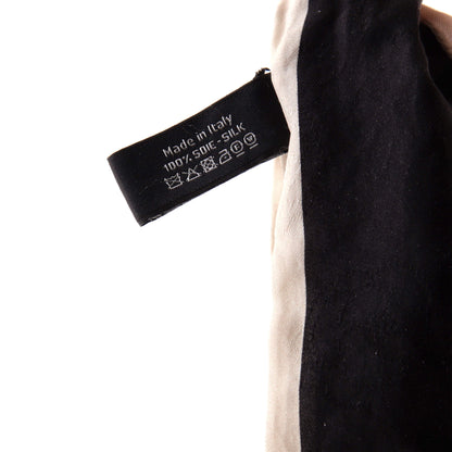 シャネル ボウヘアタイ プリント シルク