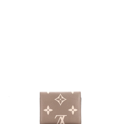 ルイ・ヴィトン ヴィクトリーヌ 長財布 バイカラー モノグラム アンプラント ジャイアント