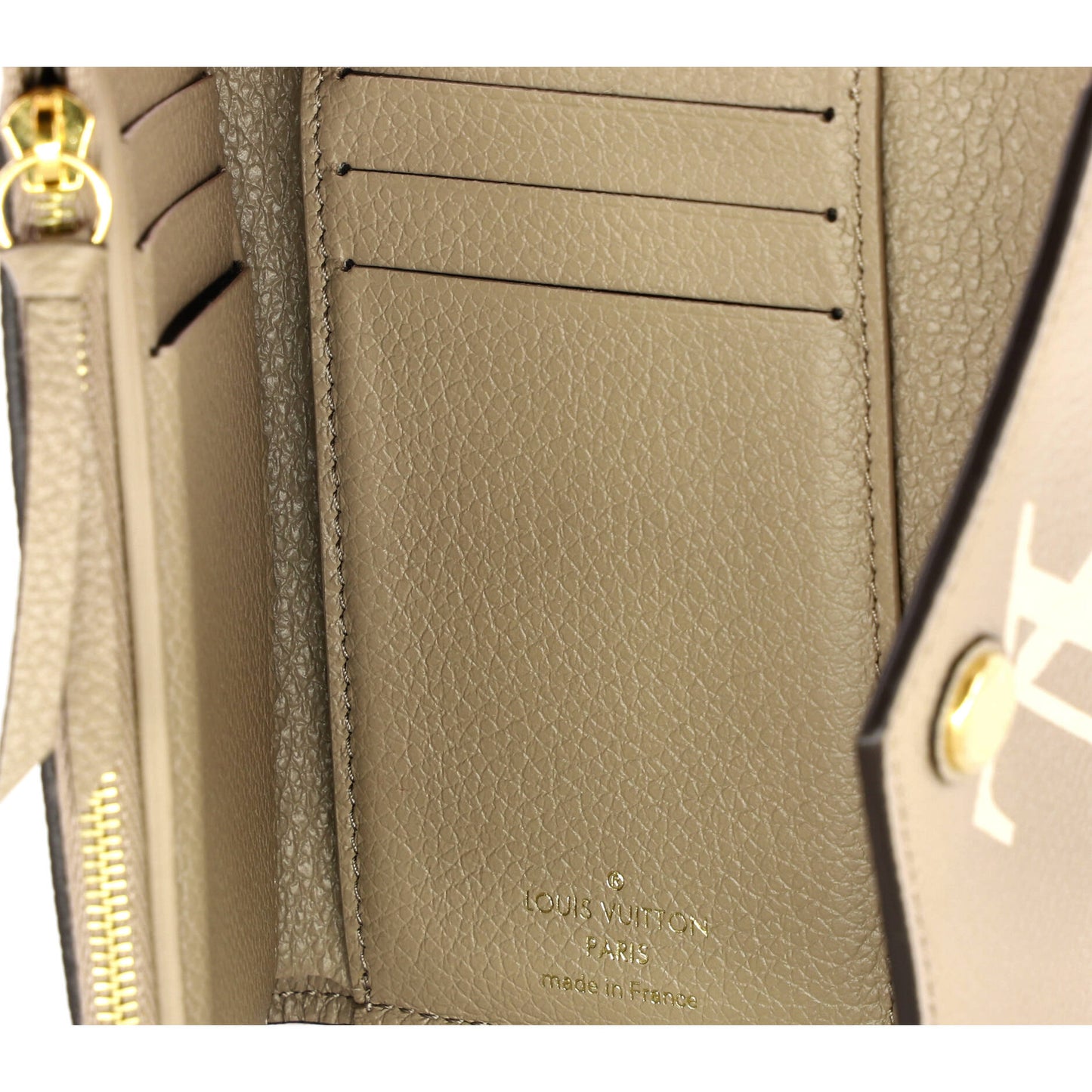 ルイ・ヴィトン ヴィクトリーヌ 長財布 バイカラー モノグラム アンプラント ジャイアント