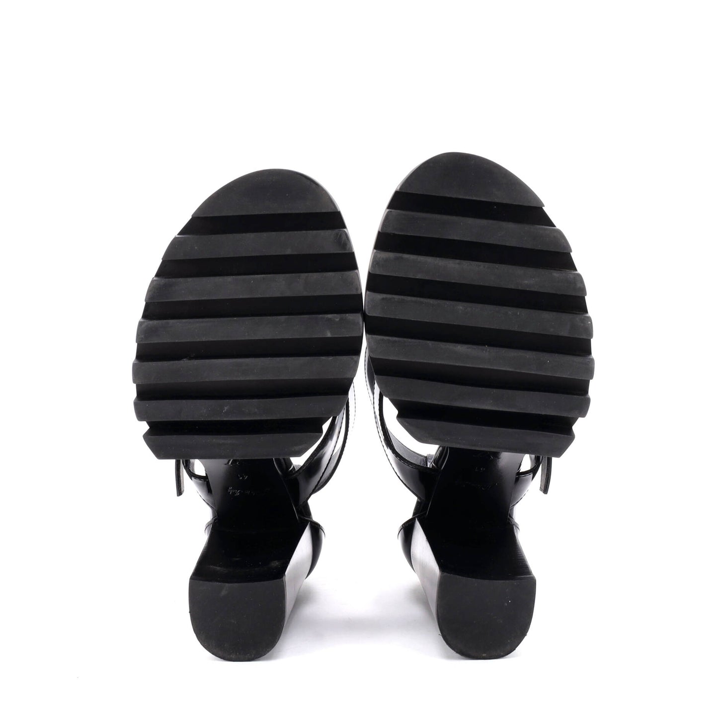 ルイ・ヴィトン レディース スタートレイル バックルヒールサンダル モノグラムキャンバス＆パテント