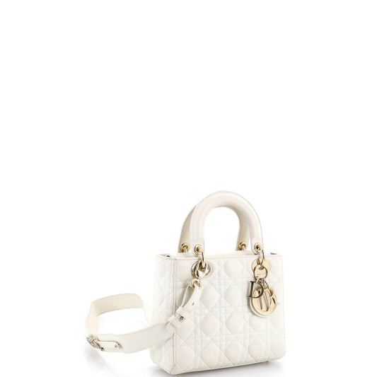 クリスチャン・ディオール マイABCディオール レディディオール バッグ カナージュ キルト ラムスキン