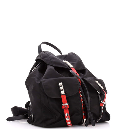 プラダ ニューヴェラ バックパック テッスート スタッズレザー