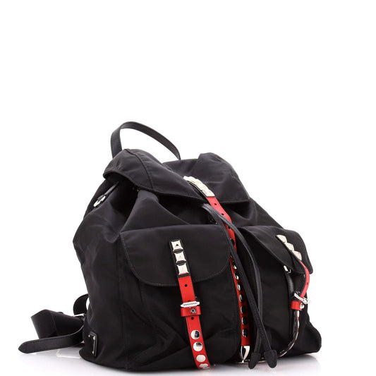 プラダ ニューヴェラ バックパック テッスート スタッズレザー