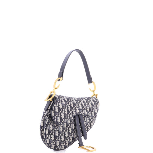 クリスチャン・ディオール サドルハンドバッグ オブリークキャンバス ミディアム