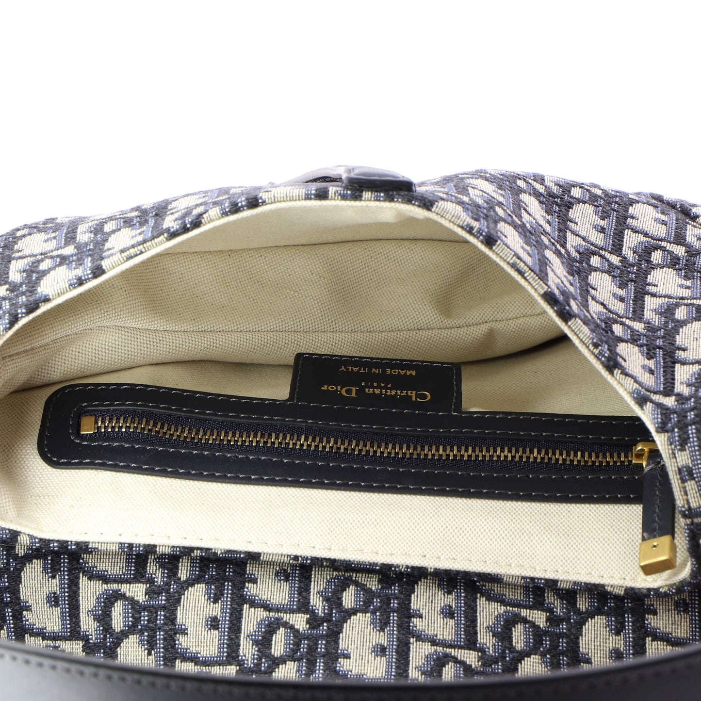 クリスチャン・ディオール サドルハンドバッグ オブリークキャンバス ミディアム