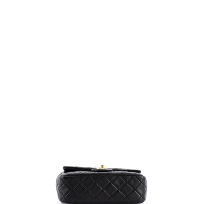 シャネル パール クラッシュ フラップバッグ キルティング ラムスキン ミニ