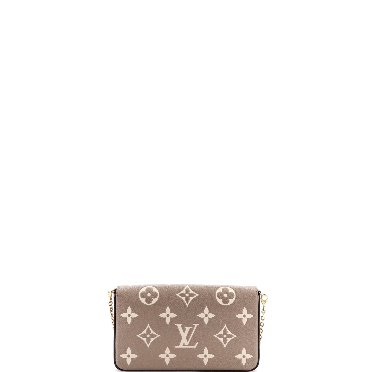 ルイ・ヴィトン フェリシー バイカラー モノグラム アンプラント ジャイアント ポーチ