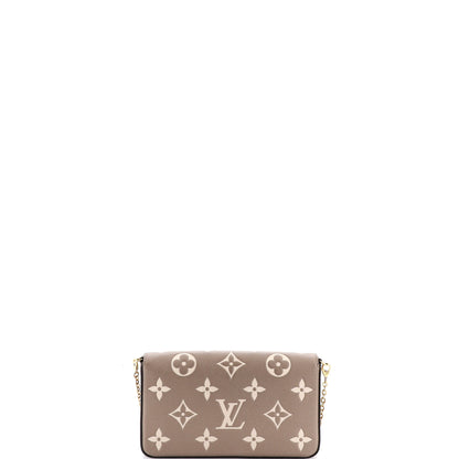 ルイ・ヴィトン フェリシー バイカラー モノグラム アンプラント ジャイアント ポーチ