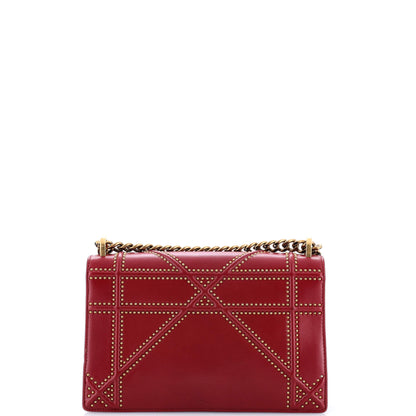 クリスチャン・ディオール ディオラマ フラップバッグ スタッズレザー ミディアム