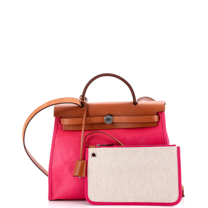 エルメス エルバッグ ジップ保管 ヴァッシュ キャンバス＆レザー 31