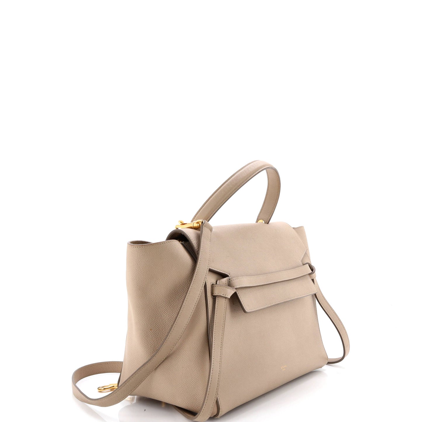 セリーヌ ベルトバッグ テクスチャードレザー ミディアム