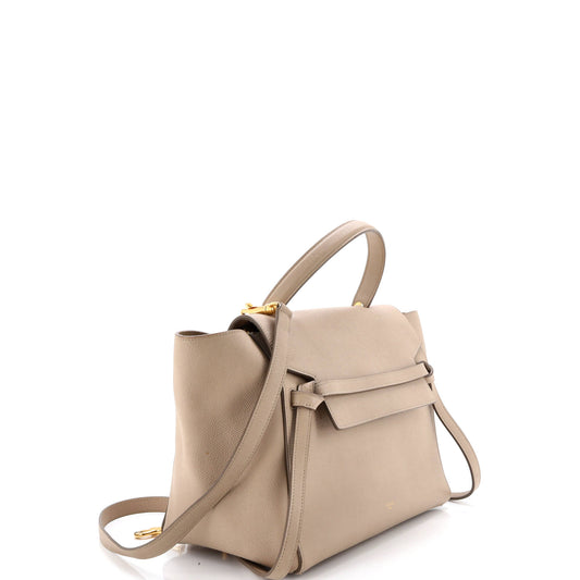 セリーヌ ベルトバッグ テクスチャードレザー ミディアム