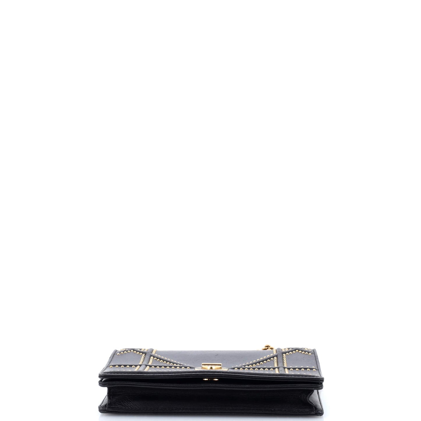 クリスチャン・ディオール ディオラマ チェーンウォレット スタッズレザー