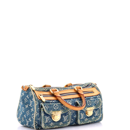 ルイ・フラッグ ネオ・スピーディ・バッグ デニム