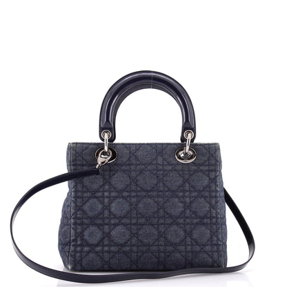 クリスチャン・ディオール レディ・ディオール バッグ デニム ミディアム