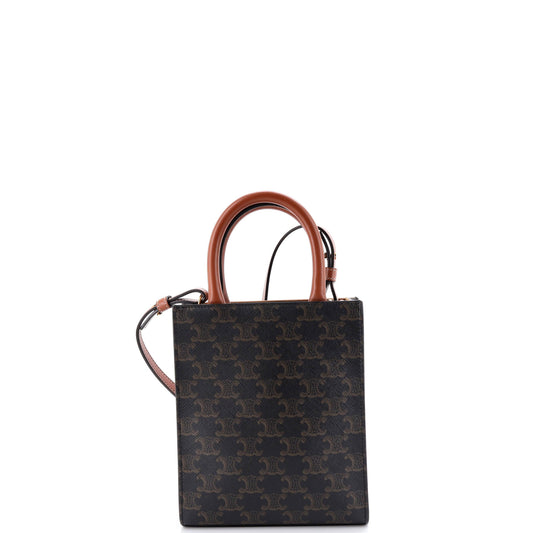 セリーヌ ヴェルティカル カバ トート トリオンフ コーティングキャンバス ミニ