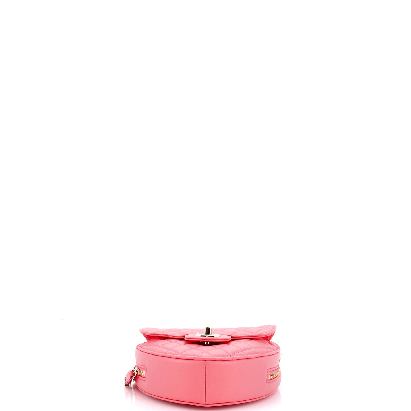 シャネル CC イン ラブ ハート バッグ キルティング ラムスキン