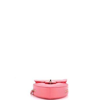 シャネル CC イン ラブ ハート バッグ キルティング ラムスキン