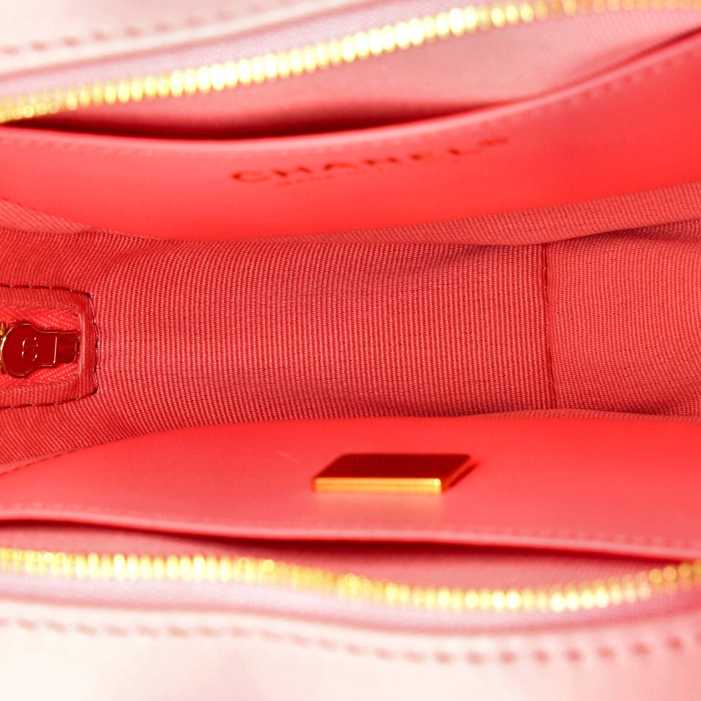 シャネル CC イン ラブ ハート バッグ キルティング ラムスキン