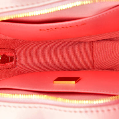 シャネル CC イン ラブ ハート バッグ キルティング ラムスキン