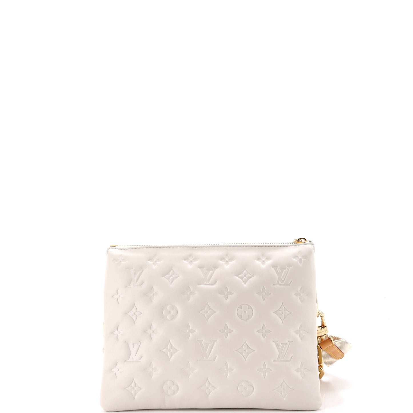 ルイ・ヴィトン クッションバッグ モノグラム エンボス加工 ラムスキン PM