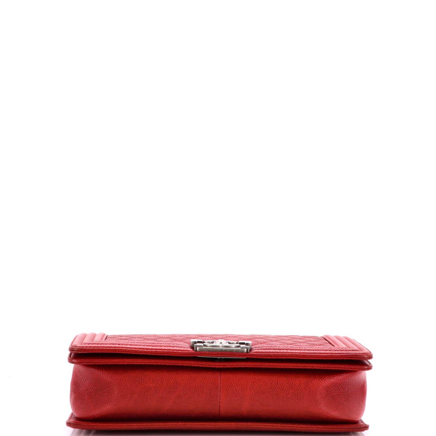 シャネル ボーイ フラップバッグ キルティング キャビア ニューミディアム