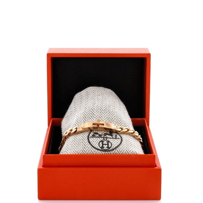 エルメス ケリー グルメット ブレスレット 18K ローズゴールド ダイヤモンド ベリー スモール