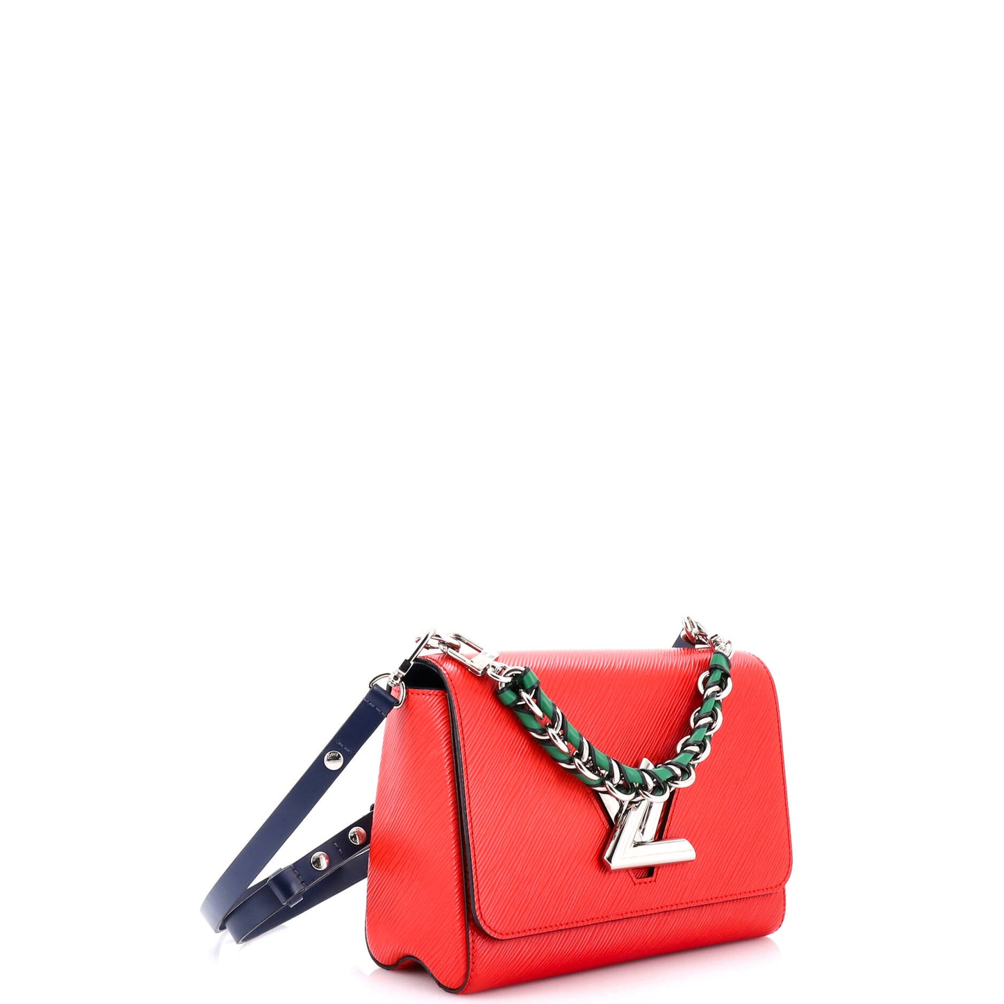 ルイ・モノグラム ブレイデッドハンドル ツイストバッグ エピレザー MM