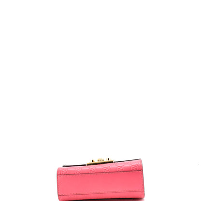 グッチ パドロックショルダーバッグ グッチッシマ レザー スモール