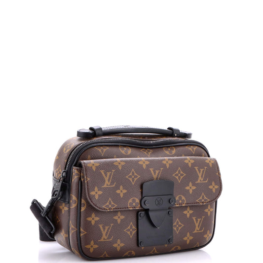 ルイ・ヴィトン S ロック スリング バッグ マカサー モノグラム キャンバス