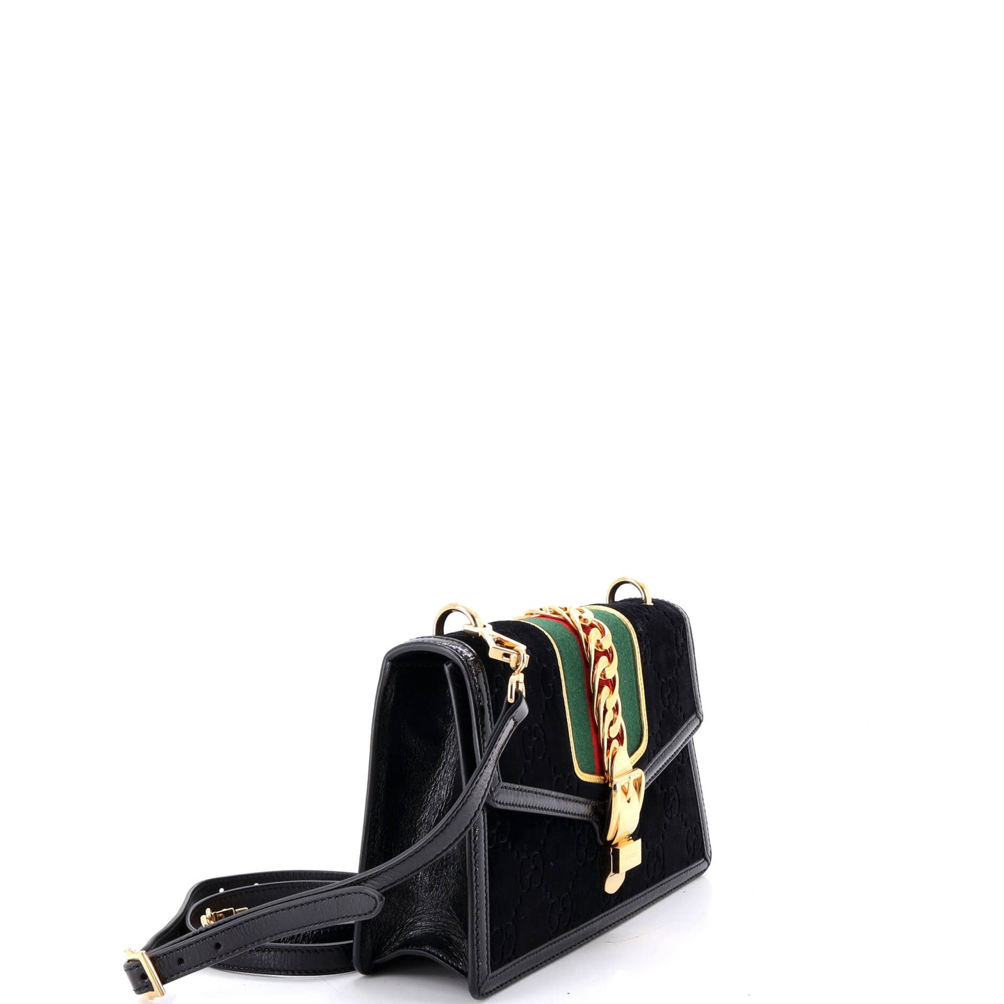 グッチ シルヴィショルダーバッグ GGベルベット スモール